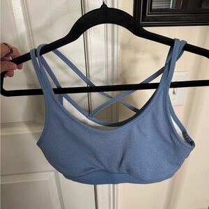 Tory Burch Sport Light Blue Sports Bra